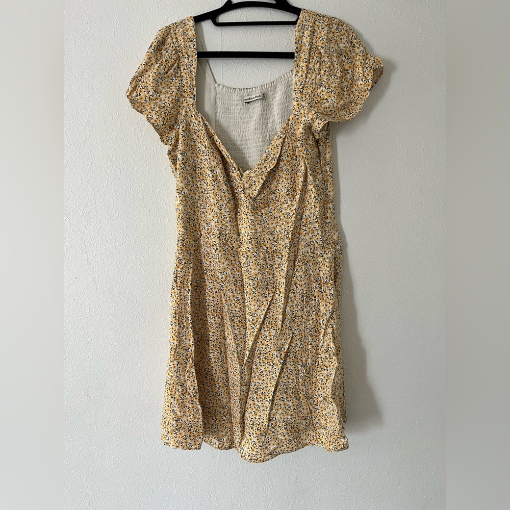 Abercrombie Floral Twist Detail Dress